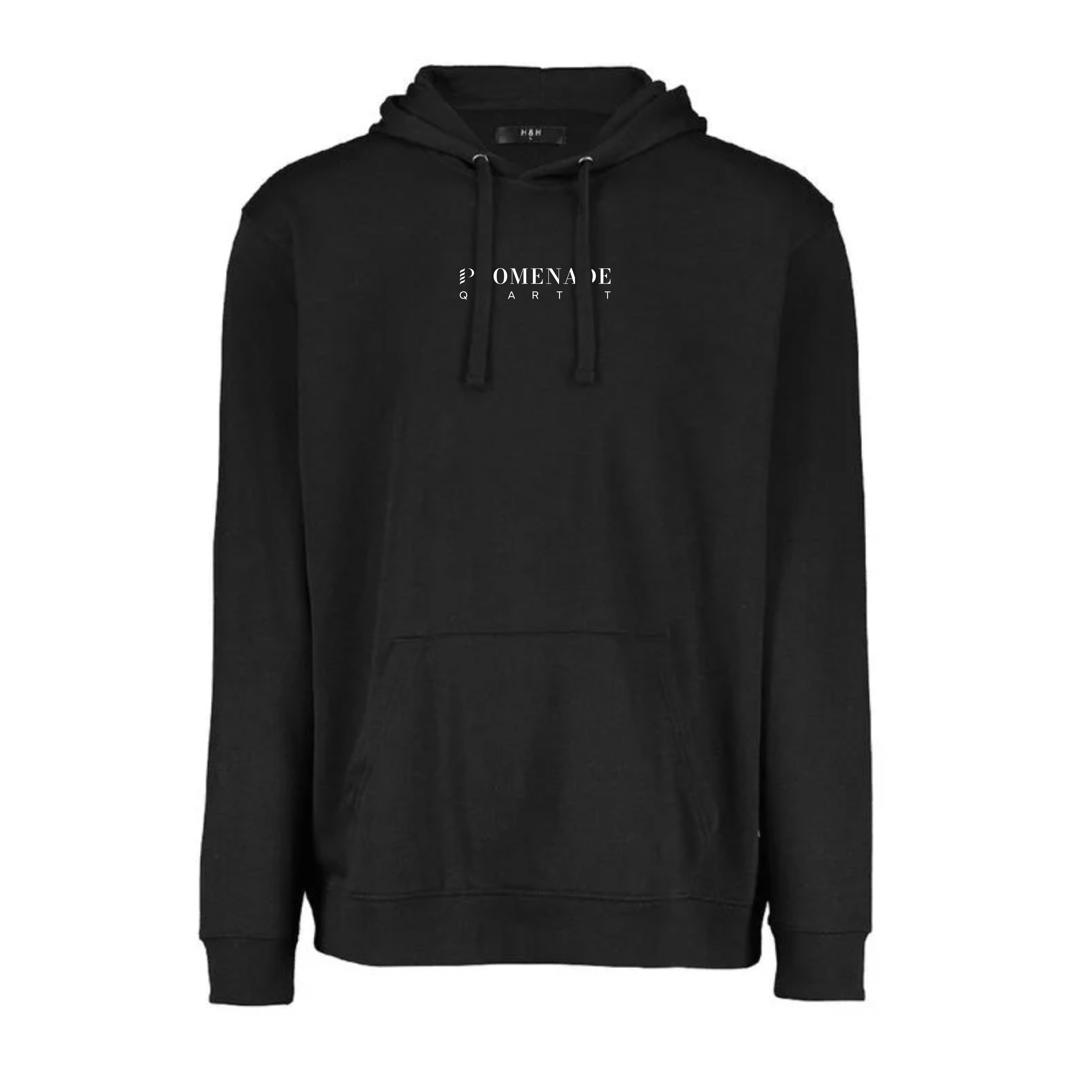 Promenade Logo Black Hoodie